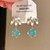 Brincos de Pérola Românticos Elegantes e Delicados para Mulheres 2026 Novo Estilo Brincos de Luxo Design Exclusivo Brincos Azuis