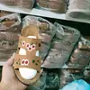Zapatillas planas de flores simples y cómodas para mujer con boca de pez 2022 nuevas de comercio exterior talla grande Zapatillas de cuña europeas y americanas 43