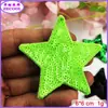 Lentejuelas de Punto Estrella Toalla Tela Bordada Pegatinas Forma de Corazón Letra Parche para Ropa Accesorios de Ropa Pegatinas DIY