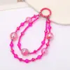 Ins Nuevo Colgante de Llavero con Lentejuelas y Lazo de Perlas para Funda de Teléfono Móvil Accesorios de Correa de Muñeca para Lanyard de Teléfono Móvil
