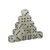 Dados Luminosos 16mm Cantos Arredondados Novo Material Acrílico Dados Luminosos Bar Dados Brilhantes com Números Dados Conjunto de Dados