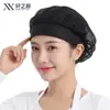 El nuevo gorro de chef de Xuan para mujer, adecuado para la preparación de alimentos, la cocina y las áreas de comedor, diseñado para evitar que el cabello caiga en la comida.
