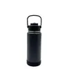 Diseñada Especialmente para Uso Transfronterizo, Termo de Acero Inoxidable 304 de Gran Capacidad con Asa para Exteriores, Botella con Espacio para Doble Bebida, Botella de Agua Deportiva Portátil