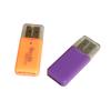 Fábrica por atacado gelo frio leitor de cartão microSD / TF cartão / telefone móvel cartão de memória USB 2.0 leitor de cartão