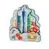 Imanes de Nevera de Madera Culturales y Creativos de Guangzhou, Souvenirs Magnéticos de Tres Capas, Souvenirs Culturales y Creativos de la Ciudad de la Cintura Pequeña