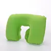 Almohada Inflable Esencial de Viaje: Almohada de Cuello en Forma de U Flotada, Almohada de Cuello Portátil para Avión, Almohada Inflable Plegable a Presión