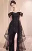 Vestido de Noche Elegante de Lujo Ligero de Nicho, Modelo Nuevo 2026 para Cumpleaños y Ceremonia de Mayoría de Edad, Falda Abullonada que Se Puede Usar Diariamente