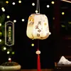 2026 Nova Lanterna de Palácio Antigo Estilo Chinês Kit DIY Feito à Mão Lanterna Portátil Iluminada para Festival do Meio do Outono para Jardim de Infância