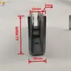Corrimão de Vidro Sem Moldura para Escada Ranhura de Aço para Escada Clipe de Ranhura em U Embutido Ranhura de Ferro Ranhura de Piso Galvanizada Guarda-corpo de Varanda