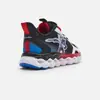 Sapatos Infantis Balabala, Tênis Esportivos Infantis, Tênis de Corrida Leves e Respiráveis com Malha para Meninos Primavera e Outono com Fivela de Botão, Modernos e Descolados