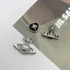 Nuevos Accesorios de Planeta de Aleación Incrustados de Diamantes, Elegantes Joyas con Goteo de Aceite, Accesorios Corazón de Ins, Accesorios para el Cabello Hechos a Mano, Materiales para Flores de Zapatos