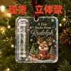 Adorno de Efectivo Acrílico Navideño, Clip para Dinero con Etiqueta Colgante, Regalo de Decoración para Árbol de Navidad, Colgante Creativo de Bendición Festiva