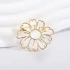 Broche de Flor Novo Simples e Versátil Design de Nicho Corsage de Luxo Acessórios Elegantes Fabricante de Broches Entrega Direta