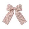 Amazon Handmade Bow Criança Grampo de Cabelo Renda Bordado Festa Princesa Acessórios de Cabelo Bebê Bico de Pato Headwear 4431