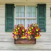 Arreglos de Flores Artificiales de Gloria de la Mañana de Venta Caliente Transfronterizos para Jardines, Decoraciones de Flores Artificiales de Flor Trompeta para Bodas, Fotografía al Aire Libre, Flores Falsas