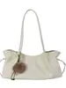 Bolsa de ombro vintage de grande capacidade 2026 nova bolsa tote de nicho estilo coreano para o dia a dia com design de cordão macio bolsa de mão