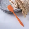 Fábrica de silicone em estoque tamanho pequeno raspador de manteiga de silicone integrado raspador de creme espátula de mexer creme de bolo