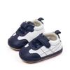 Sapatos de Passos de Bebê Primavera e Outono Novos Sapatos de Bebê Sapatos Tesouro Masculinos e Femininos Sapatos com Sola de Borracha Macia Respirável Antiderrapante