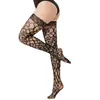 Medias de Red Jacquard Transfronterizas Europeas y Americanas con Borde de Encaje de Silicona Antideslizante, Medias Sexys Caladas Hasta el Muslo en Stock
