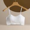 Ropa interior de espalda de belleza SS para mujer, push up, pecho pequeño, verano, fino, sin aros de acero, tira interior, tubo cruzado, parte superior del pecho