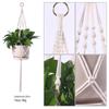 Cesta suspensa feita à mão faça você mesmo, bolsa de malha, decoração de interiores, cesta suspensa, vaso de flores transfronteiriço, bolsa de malha, planta, vaso de flores suspenso