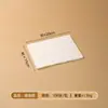 Bandeja rectangular de bambú y madera para servir, plato para salsas, plato para barbacoa, tapete de papel de aceite, uso comercial y doméstico, plato con doble oreja