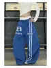 Pantalones Cargo Paracaídas de Doble Cintura Estilo Americano para Mujer, Pantalones Deportivos de Secado Rápido para Verano con un Diseño Elegante, Pantalones Largos para Pista de Baile Jazz