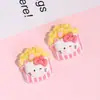 Accesorios de Nube Arcoíris Tricolor de Resina para Diademas DIY, Accesorios Hechos a Mano, Fundas para Teléfono Móvil, Estuches de Papelería, Material Decorativo