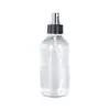 Botella de Vidrio Grueso Transparente tipo Boston, Botella Gotero Opaca para Aceite Esencial Esencia Gel, Botella Vacía Portátil para Muestras