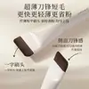 Brocha de Base de Una Sola Línea, Cabeza Plana en Forma de Media Luna, Ultradelgada, Sin Polvo, Artefacto de Maquillaje de Base sin Marcas, Brocha para Mascarilla Facial, Herramienta de Belleza