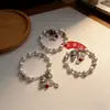 Pulseira de Buda da Paz Estilo Chinês Retrô para Mulheres, Novo Design de Nicho com Sensação de Alto Padrão, Luxo Leve, Acessório de Mão Único e Versátil para Mulheres