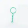 Accesorios para Joyería DIY Llavero de Esmalte Colorido con Cadena* Cierre de Langosta Accesorios de Cierre para Joyería Llavero con Cadena
