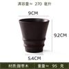 Oficina Creativa Taza de Madera Simple Taza de Té Aislante Térmico Taza de Leche Anti-quemaduras Tubo Inclinado Taza de Madera Grabado de LOGOTIPO