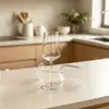 Copa de cristal nórdica en stock transfronteriza, transparente, simple, sensación de alta gama, copa de vino tinto, copa de vino para uso doméstico, copa de champán