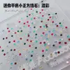 Mini Rhinestones Cuadrados Pequeños de Circonia para Decoración de Uñas Base Plana Color Mixto Súper Brillantes Cuadrados Pequeños Decoraciones de Uñas