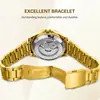 Reloj Mecánico Automático Minimalista para Hombre FORSINING con Marcadores de Barra y Correa de Acero, disponible para dropshipping