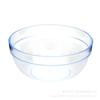 Lavabo de plástico transparente, pequeño lavabo acrílico, redondo, para productos de belleza y herramientas de limpieza, lavabo transparente para salón de belleza.