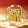 Adesivo de Celular de Ouro Puro 999, Adesivo de Folha de Ouro Trazedor de Riqueza do Ano da Ovelha, Presente de Promoção Cultural e Criativo, Atacado da Fábrica de Origem