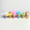 4 pulgadas kulomi yangui perro pudín perro kulomi peluche juguete muñeca colgante clip máquina muñeca fábrica suministro directo
