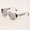 Gafas de sol cuadradas retro de moda europea y americana para exteriores, con montura grande dorada, para hombres y mujeres, con protección ocular y protección UV