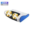 Almohada de Masaje Multifuncional Transfronteriza para Columna Cervical, Almohada Cuadrada de Masaje con Compresa Caliente para Cuello, Hombro, Cintura, Espalda, Masajeador de Amasado