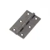 Accesorios de Ferretería al por Mayor Ocho Agujeros 70% de Descuento Bisagra Bisagra Bisagra de Puerta de Gabinete Bisagra de Esquina Plegable Negra Fábrica