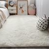 Alfombra nórdica moderna y sencilla para sala de estar, sofá, mesa de centro, manta americana geométrica cuadrada, larga, de terciopelo, para mesita de noche, dormitorio, puerta, alfombra de suelo
