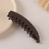 Presilha de cabelo banana estampa de leopardo para mulheres, novo estilo 2026, presilha torcida elegante, presilha vertical para rabo de cavalo alto na parte de trás da cabeça