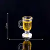 Taza de Simulación Copa de Vino Jugo de Frutas Juguete de Comida Modelo Casa de Muñecas Decoraciones DIY Accesorios de Bolsita Sorpresa Micro Paisaje Adornos Pequeños
