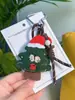 Nueva Versión Coreana Edición Limitada de Navidad Árbol de Navidad Oso Navideño Papá Noel Peluche Llavero Lindo Colgante para Bolso