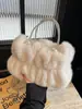 2026 Nuevo Bolso de Felpa Otoño para Mujer Bolso de Mano de Moda Tendencia Bolso de Piel de Alta Gama Nicho Bolso de Hombro Único Cruzado