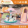 Castelo Travesso Grande Interno Personalizado Cor Macaron Equipamento de Diversão Tobogã Infantil Design de Parque de Diversões