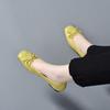 Sapatos Mocassins de Boca Baixa para Mulheres 2025 Primavera e Verão Estilo Coreano Laço Slip-On Sapatilhas Flats Sapatos de Fada Delicados