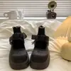 Zapatos Mary Jane de Cuero para Mujer 2026 Verano Nuevo Estilo Suela Gruesa Moño de Encaje Estilo Chino Zapatos para Combinar con Faldas